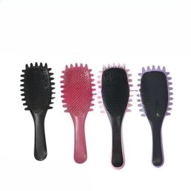 Imagem de Escova Modeladora de Cachos – Controle Frizz e Define Ondulação (Escova Aleatória)