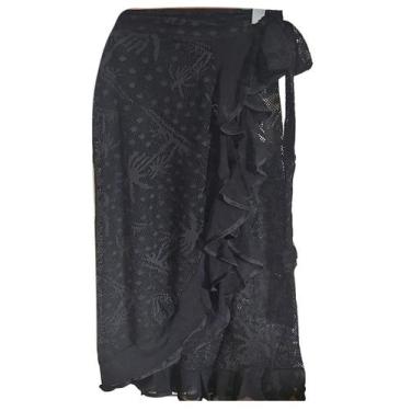 Imagem de Saia Envelope Rendada Moda Praia Canga Piscina Pareo - Show store, Pre
