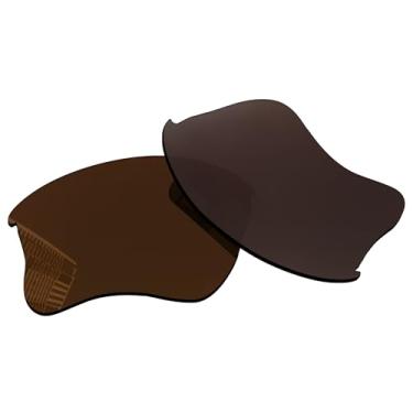 Imagem de Acefrog Lentes de reposição polarizadas de 1,5 mm para óculos de sol Oakley Flak Jacket XLJ OO9009, material atualizado, resistente a impactos - marrom bronze polarizado - 1,5 mm