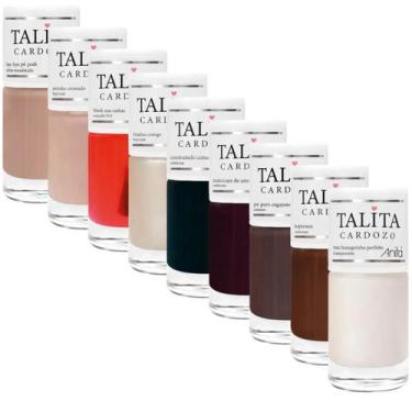 Imagem de Kit 9 Esmaltes Coleção Talita Cardozo 10ml Anita