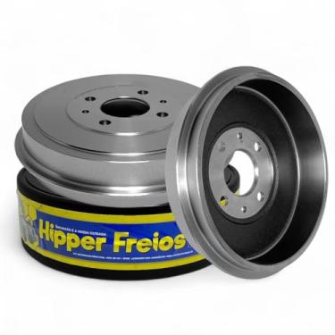 Imagem de Par de Tambores de Freio Traseiro HF37 Compatível com Palio Siena Strada Idea Punto Doblo Brava Marea Stilo Tempra Uno Turbo 4 Furos Original