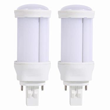 Imagem de SATZOL Lâmpada LED 9W GX23-2, lâmpada LED PL de 2 pinos branca fria de 900lm, equivalente a PLS-13W CFL, lâmpada LED super brilhante Plug and Play compatível com o reator magnético, pacote com 2