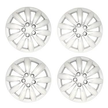 Imagem de Kit 4 Calota Aro 15 Compatível c/Roda Fox SpaceFox Polo 2014 - Prata