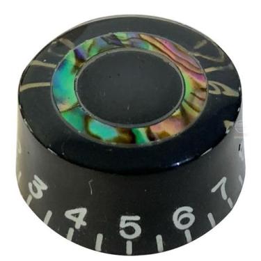 Imagem de Knob Plástico LCB30 Preto Abalone guitarra / baixo - SPIRIT