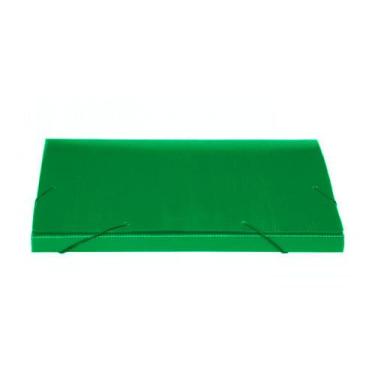 Imagem de Pasta Polionda com Aba e Elástico 20mm Polibras - Verde