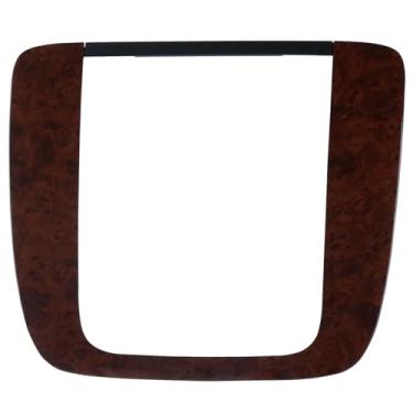 Imagem de omoZone Painel de instrumentos com acabamento em moldura de rádio central painel de painel Gaston Walnut compatível com Chevrolet Chevy Suburban Silverado Tahoe Avalanche, GMC Yukon XL substitui
