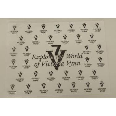 Imagem de Jogo Americano Antiaderente em Silicone Prático, Higiênico e Durável. Produto Unitário (Branco com escritos em preto)