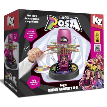 Imagem de Jogo Infantil Tira Varetas Dos Rosa Emilly Vick Katlen Elka