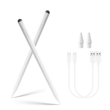 Imagem de Caneta Stylus para iPad Pencil 11ª A16/10ª/9ª geração, 2 unidades de iPad Pencil Pro Fast Charing, Active iPadPen para iPad 11 A16/10/9/8/7/6, iPad Pro 33.0 cm/27.9 cm/32.8 cm/M4, iPadAir 6/5/4/3