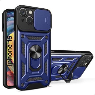 Imagem de Capa Capinha Case Anti impacto para iPhone 15 5g com proteção para câm