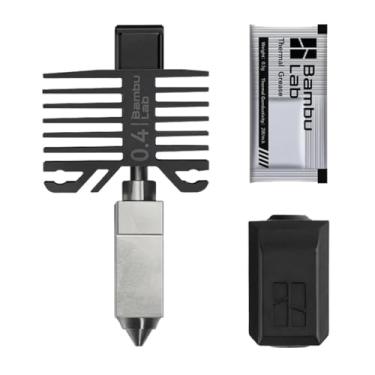 Imagem de Bico Hotend em aço temperado 0.4 mm para Impressora 3D Bambulab P1P,P1S,X1C