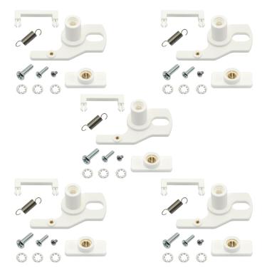 Imagem de Conjunto de 5 kits de substituição de eixo giratório C36 para limpador de piscina, limpador de pressão 180/280/380, branco