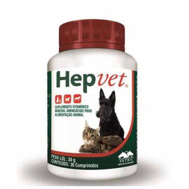 Imagem de Hepvet 30 comprimidos - Vetnil