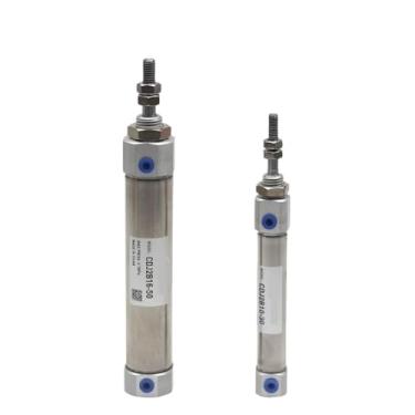 Imagem de CJ2KB10 CDJ2KB16 Mini cilindro pneumático de dupla ação CDJ2KB10-25Z-B CDJ2KB10-50 CDJ2KB16-30 CDJ2KB16-75Z-B CDJ2KB16-100-B 1 peça (curso 30 mm, CDJ22 KB10 Furo 10 mm)