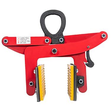 Imagem de Braçadeiras de elevação de 1,999 kg Braçadeira de elevação de placa de abertura de mandíbula Braçadeira de placa vertical para levantar e transportar clipe de pedra pendurada ardósia, C3 (abertura 60