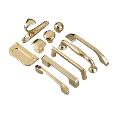 Imagem de CXYFQUUK Puxadores de porta de armário de cozinha puxadores de gaveta de liga de zinco ferragens de guarda-roupa 2 peças (6197-320 mm)