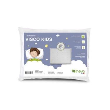 Imagem de Travesseiro Visco Kids 30X40 cm Viscoelástico Theva - Theva Copespuma