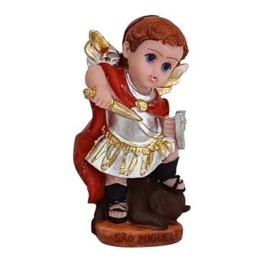 Imagem de Imagem de São Miguel Arcanjo Criança Baby Infantil 7cm em Resina - R&S