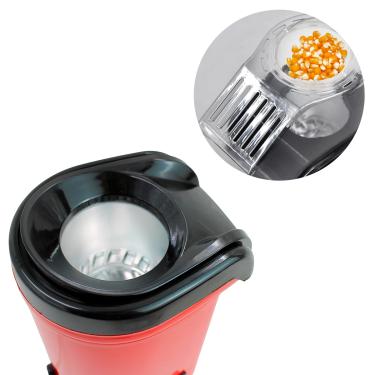 Imagem de Pipoqueira Eletrica Ar Quente Vermelha 1200W 110v Maquina De Fazer Pipoca