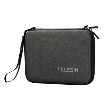 Imagem de Maleta para GoPro Hero 12 / 11 / 10 / 9 Black - Telesin Tamanho Médio Grafite