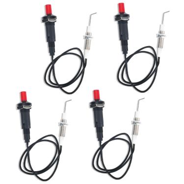 Imagem de BTFO 4 Peças Kit de Ignição Piezoelétrica com Botão Pressão a Propano, com Parafusos Agulhas de Ignição Juntas Acessórios Práticos para Forno Cozinha Lareira a Gás