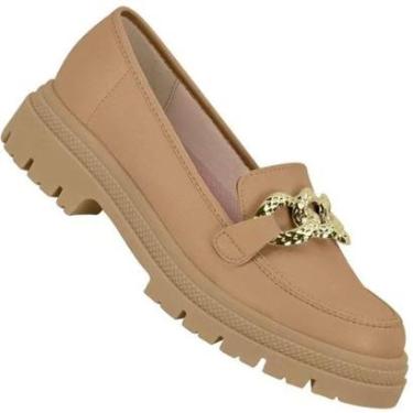 Imagem de Mocassim Moleca Tratorado Corrente Feminino-Feminino