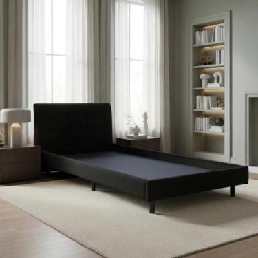 Imagem de Base Cama Box Solteiro Japonesa Juvenil Montessoriana Com Cabeceira pa