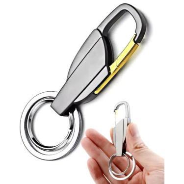 Imagem de Chaveiro Mosquetão Metal Gancho Argola Carro Moto Mochila - hagendesig
