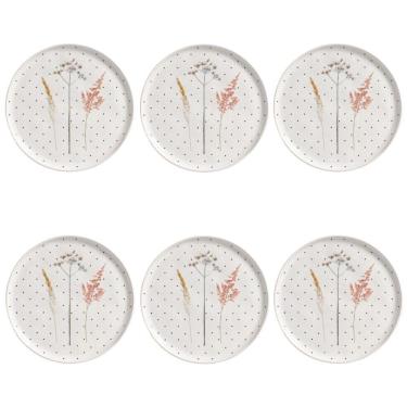 Imagem de Conjunto De Pratos Rasos 06 Peças Bio Floralis Porto Brasil