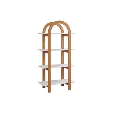 Imagem de Estante Infantil Cupcake C- 4 Prateleiras Branco-nature - Permóbili Baby