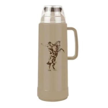 Imagem de Garrafa Térmica Farroupilha Mor 1lt - Bege Cavalo