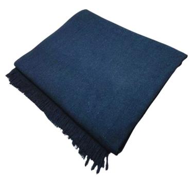 Imagem de Manta Para Sofá E Cama 2,20x1,70 Capa Protetor E Cobertor De Sofa Grande 2 E 3 Lugares Terracota Azul Marinho