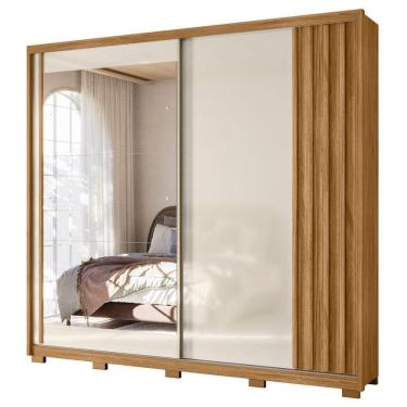 Imagem de Guarda Roupa Casal 2p 242 Cm Dhara Freijo Off White Moval