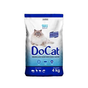 Imagem de Areia Higienica para Gatos Docat 04kg Granulado Também para Hamsters, 