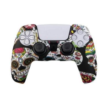 Imagem de Capa Protetora De Silicone Antiderrapante Para Controle PS5 Slim Com G