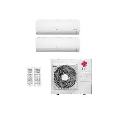 Imagem de Ar-Condicionado Multi Split Inverter LG 30.000 (1x Evap HW 9.000 + 1x Evap HW 24.000) Quente/Frio 220V