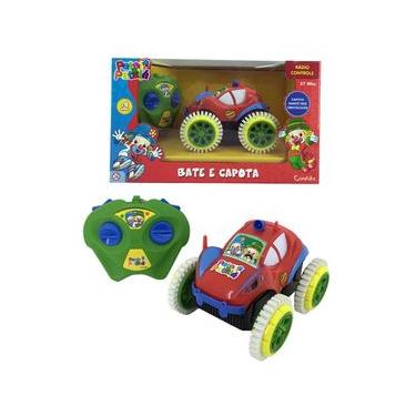 Imagem de Veiculo Bate e Capota Patati Patatá - 3 fun pilhas