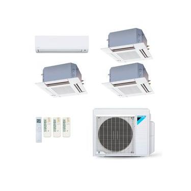 Imagem de Ar-Condicionado Multi Split Inverter Daikin 34.000 (1x Evap HW 9.000 + 2x Evap Cassete 4 Vias 9.000 + 1x Evap Cassete 4 Vias 18.000) Quente/Frio 220V