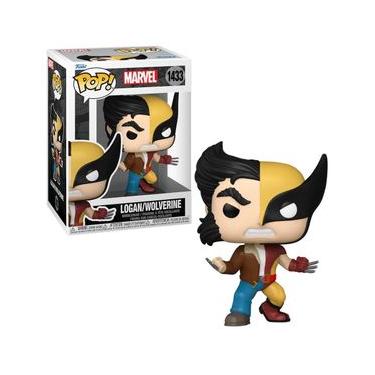 Imagem de Boneco Funko Pop! Marvel Split - Logan/Wolverine