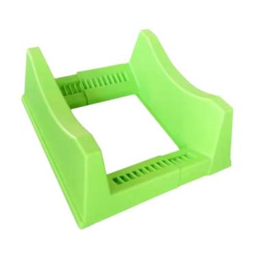 Imagem de JicSuXi Suporte para pneus de carro com largura ajustável, fácil de montar, base para exibição de pneus e rodas, ideal para feiras e exposições, Verde