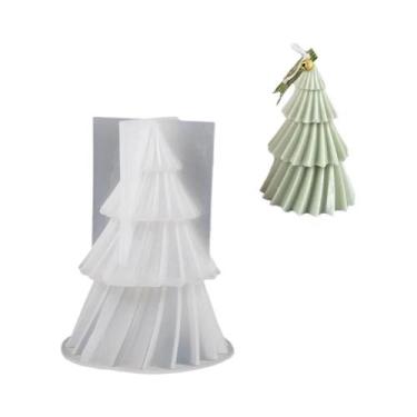 Imagem de Molde De Silicone Geométrico Para Velas De Natal, Para Velas Aromática