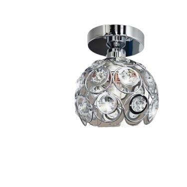 Imagem de Lâmpada De Teto De Cristal Moderna Simplicidade(Prata (110V-220V))