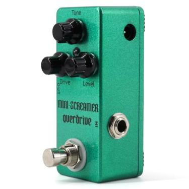 Imagem de Pedal de Efeito Guitarra Screamer Overdrive Truss Bypass para Músicos com Alavanca Drive Botões Fácil Usar Liga Alumínio