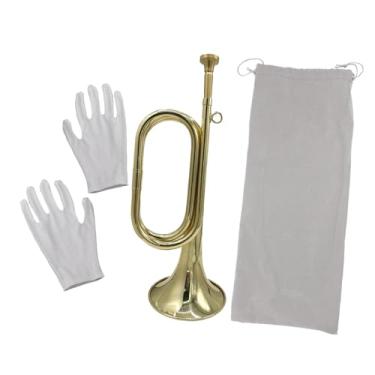 Imagem de YIJU Trompete, Instrumento de Metal, Trompete de Espessado, Instrumento Musical para Apresentações, Ambiente de Festival, Infantil, Style a