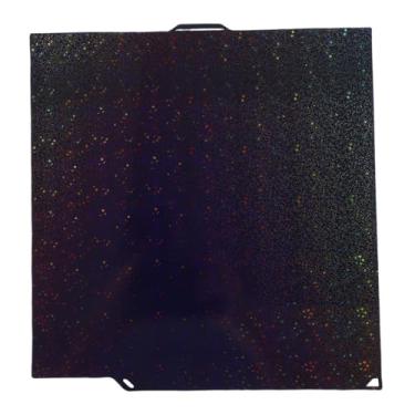 Imagem de Eujgoov Placa de Construção PET PEY de 260x271 Mm, Forte Adesão, Fácil Remoção, Adere Suavemente, para Impressora 3D Textura de Fibra de Carbono, PLA ABS TPU