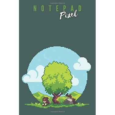 Imagem de Paperback Notepad: A colorful art minimalistic notepad with a wide ruler, a diary for women, an office home school teacher for adults 6 x 9 inches. 100 Pages.