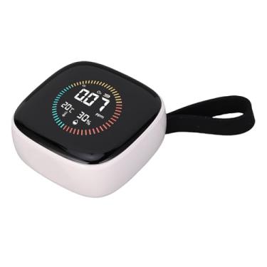 Imagem de Jopwkuin Medidor de Umidade de Temperatura O3 Testador Portátil para Acampamento Em Viagens Domésticas Com Display LCD Transparente e Bateria de Grande Capacidade para Ambientes Internos e Externos,