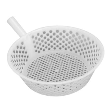 Imagem de YWBL-WH Peneira Plástica Redonda, Peneira Engrossada do Dos Pp Com Punho Perfurado para a Criação de Camarão Peixes da Seleção da Areia Composto de Jardinagem