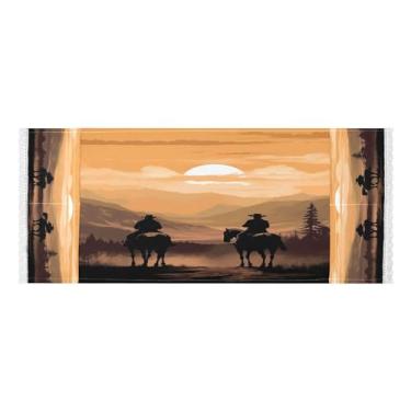 Imagem de Wassud Sunset (2) capas de lavadora e secadora, protetor de lavadora com sacos de armazenamento, capa de geladeira à prova de poeira com bolsos para lavanderia doméstica, cozinha, 120 x 55 cm