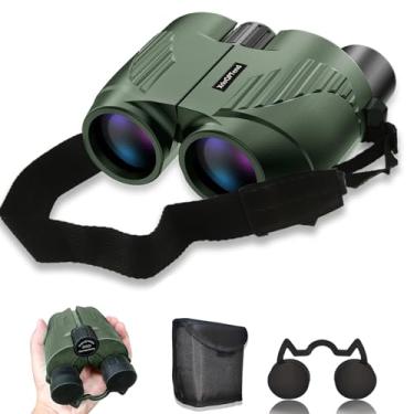 Imagem de XrkrOPTend Binóculos compatíveis de 50 x 63 cm com alça para crianças e adultos, nítidos, com visão noturna com pouca luz, mini binóculos para observação de pássaros, caminhadas ao ar livre, cruzeiro